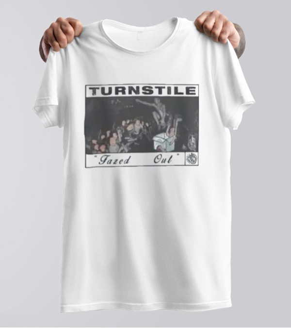 TURNSTILE Fazed Out American Hardcore Punk Band Live Performance Scene T-Shirt