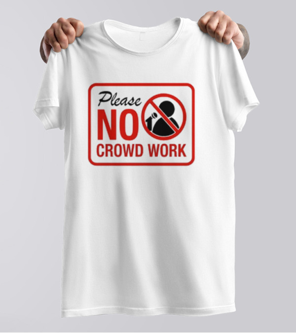 Gianmarco Soresi Please No Crowd Work Retro Mic T-Shirt