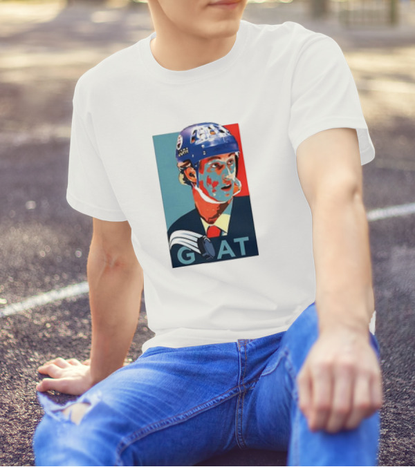 GOAT Gretzky HOPE Retro Hockey T-Shirt