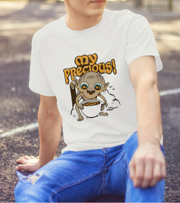 Gollum My Precious Coffee Lover Fantasy Cup T-Shirt