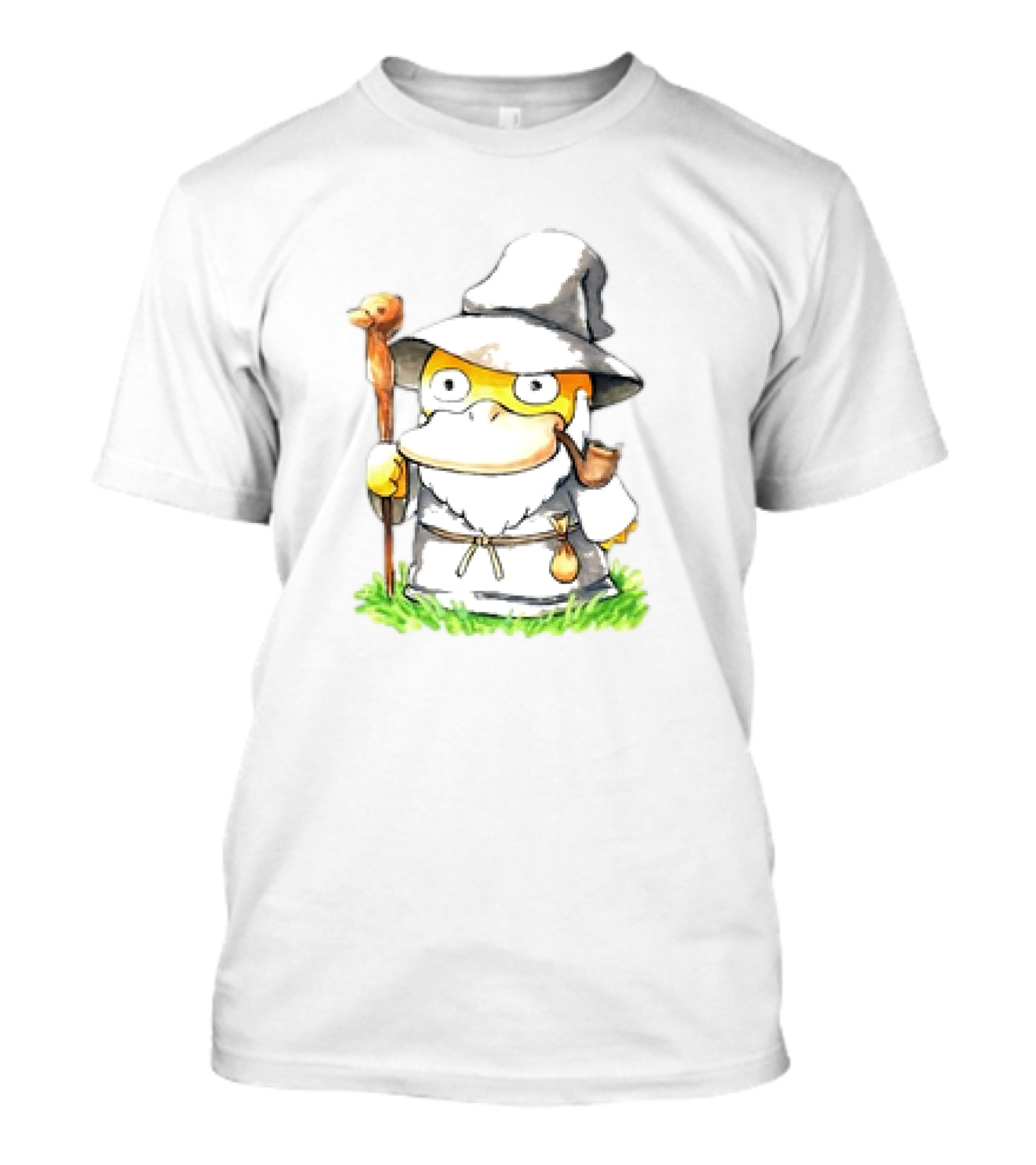 H. Oliver Hamlin Ganduck The Grey Cute Gandalf Psyduck Mashup T-Shirt