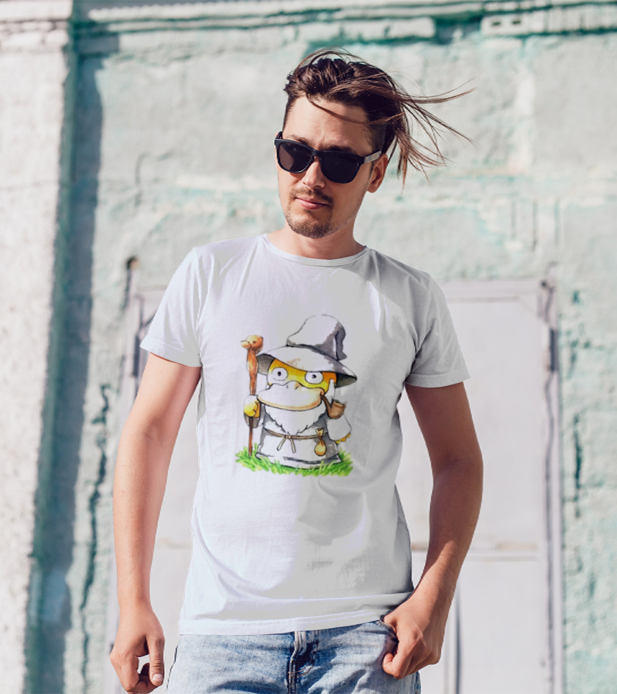 H. Oliver Hamlin Ganduck The Grey Cute Gandalf Psyduck Mashup T-Shirt