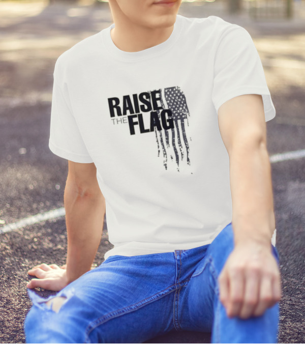 Raise The Flag Supersoft American Flag T-Shirt