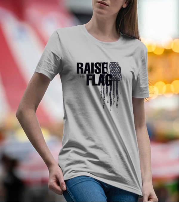 Raise The Flag Supersoft American Flag T-Shirt