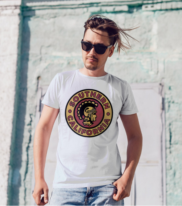 Southern California Trojan Warrior Circle Emblem T-Shirt