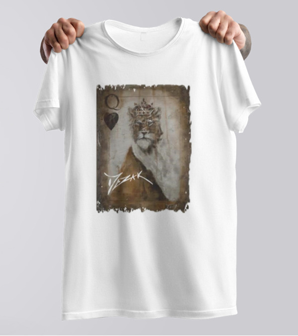 Tiger Mezak Queen Of Hearts Lioness T-Shirt