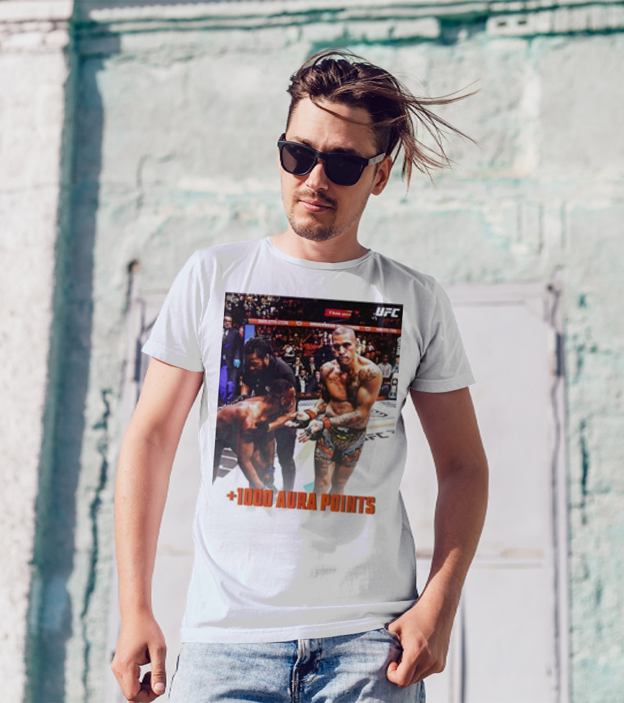 UFC Alex Pereira +1000 Aura Points Victory T-Shirt