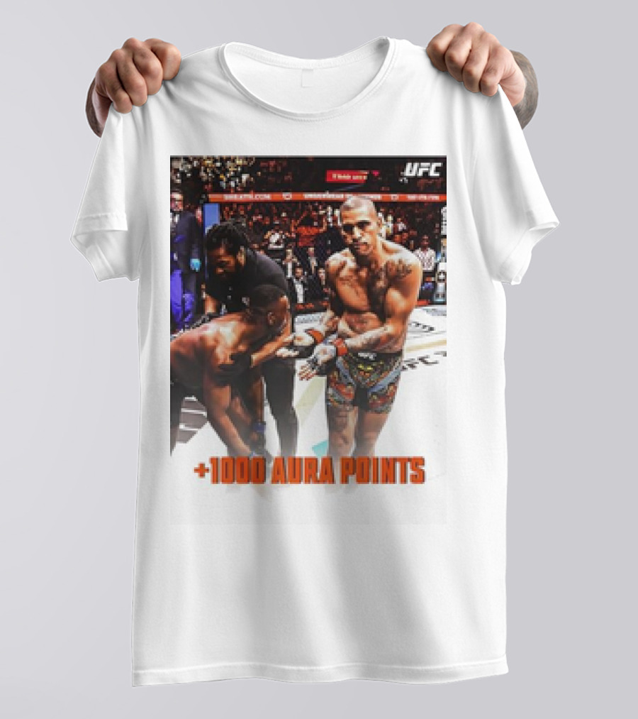 UFC Alex Pereira +1000 Aura Points Victory T-Shirt