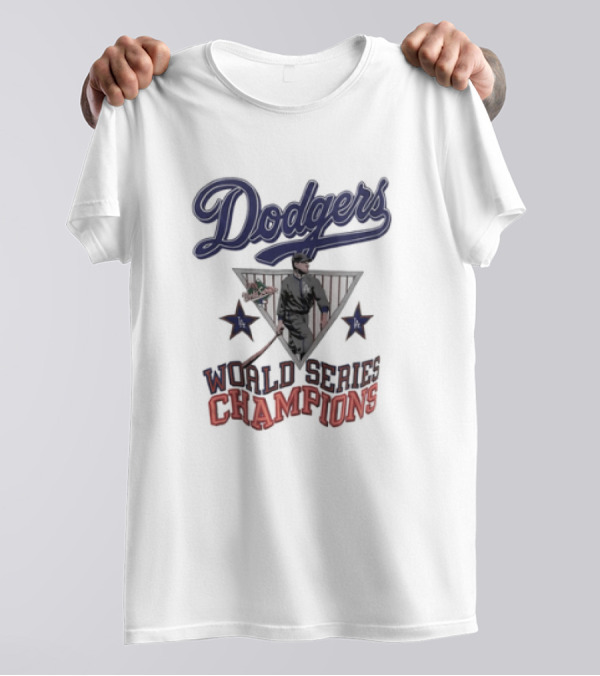 Dodgers Vintage 1988 World Series Champions Iconic Baseball T-Shirt