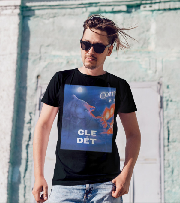 CLE Vs DET Sleep Tight Tigers Fans Comerica Park T-Shirt