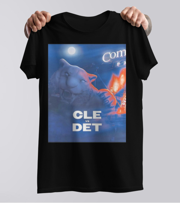 CLE Vs DET Sleep Tight Tigers Fans Comerica Park T-Shirt