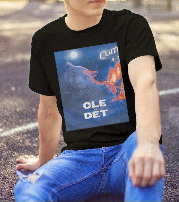 CLE Vs DET Sleep Tight Tigers Fans Comerica Park T-Shirt