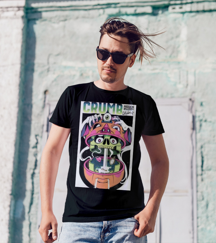 CRUMB Mission Ballroom October 9 In Denver CO Tour T-Shirt