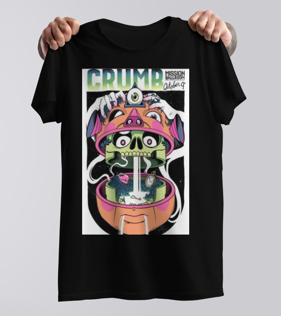 CRUMB Mission Ballroom October 9 In Denver CO Tour T-Shirt