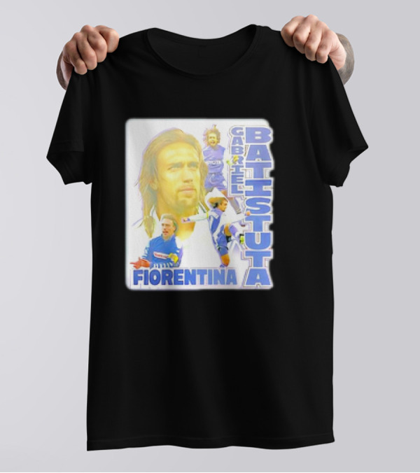 Gabriel Batistuta Fiorentina Cult Kits Bootleg T-Shirt