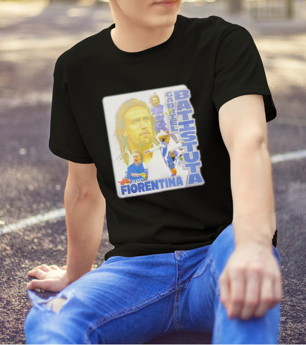 Gabriel Batistuta Fiorentina Cult Kits Bootleg T-Shirt