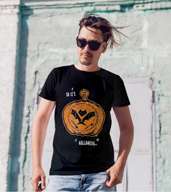 Alternative Tentacles Pumpkin Bat So It's Halloween T-Shirt