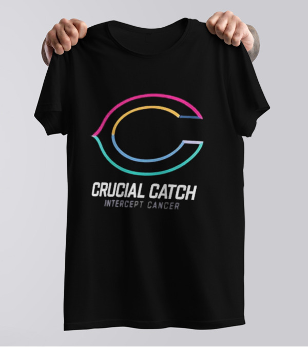 Bears 2024 Crucial Catch Intercept Cancer Campaign T-Shirt