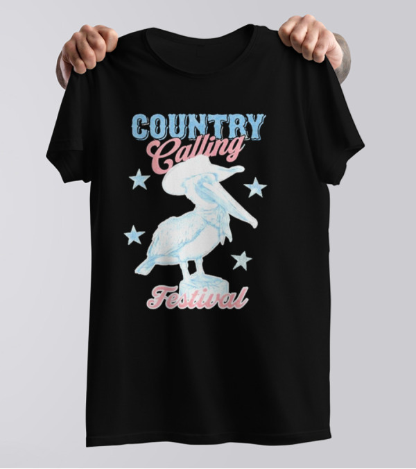 Country Calling Pelican Festival Lineup Stars T-Shirt
