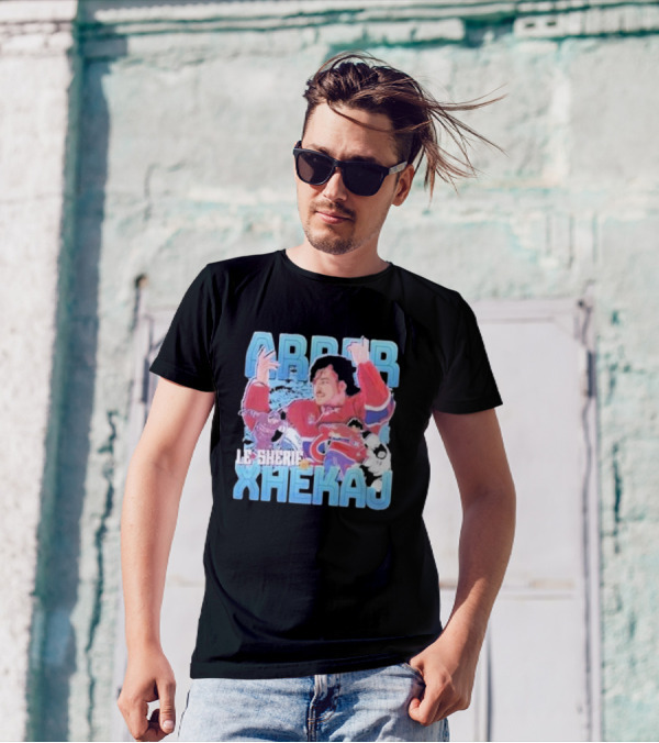 Arber Xhekaj Le Shérif Montreal Hockey T-Shirt