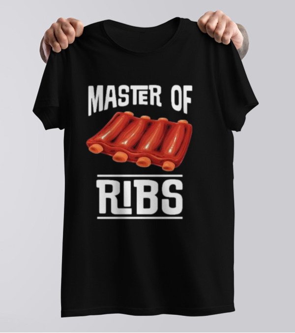 Master Of Ribs Barbecue Inktastic T-Shirt