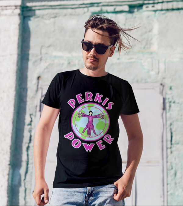 Jason Kelce Travis Kelce Perkis Power Vitruvian Man T-Shirt