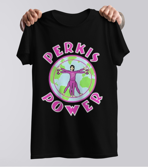 Jason Kelce Travis Kelce Perkis Power Vitruvian Man T-Shirt