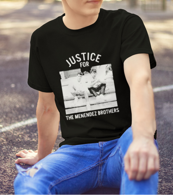 Justice For The Menendez Brothers Vintage Style Court Case Retro Appeal T-Shirt