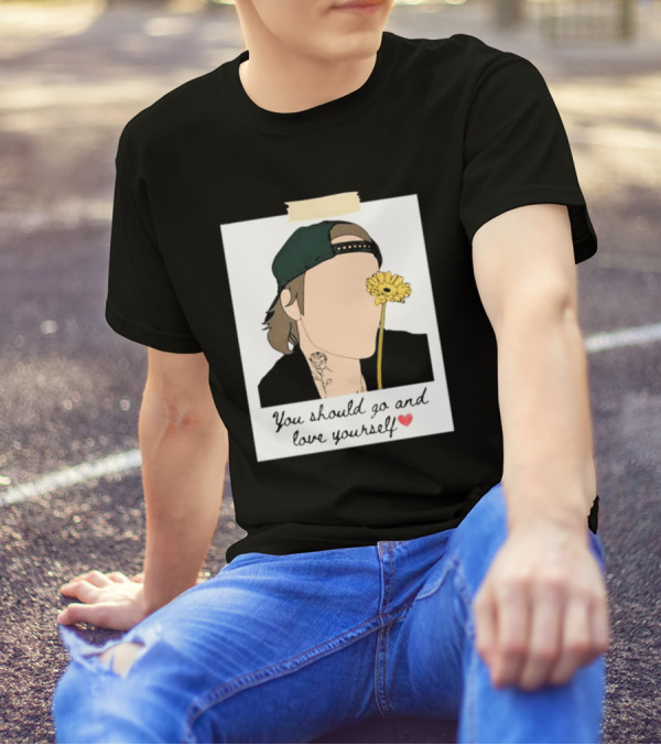 You Should Go And Love Yourself Justin Bieber Flower T-Shirt