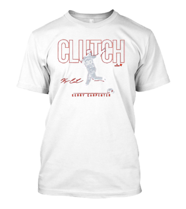 Kerry Carpenter Clutch Signature Number 30 Baseball Player T-Shirt