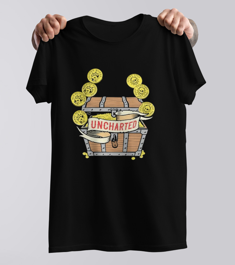 Uncharted Treasure Chest Less Than Jake Coins T-Shirt