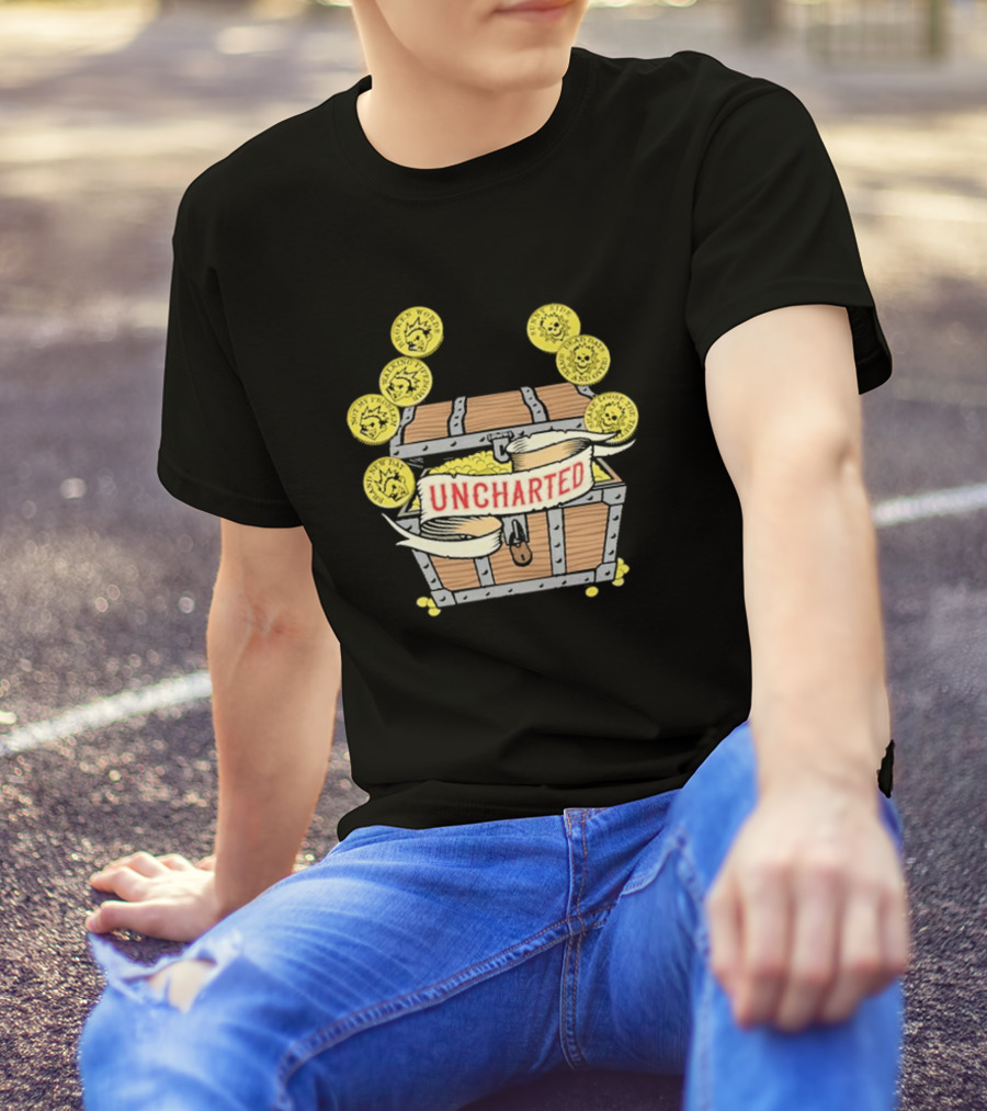 Uncharted Treasure Chest Less Than Jake Coins T-Shirt