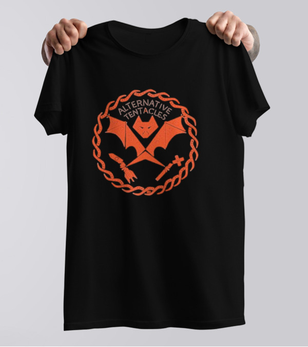 Alternative Tentacles Orange Bat The Cult You Can Trust Femme T-Shirt