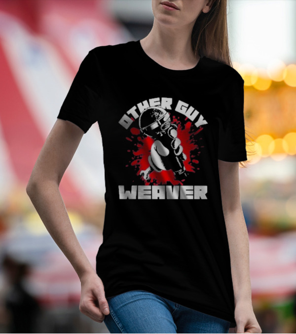 Other Guy Weaver Microphone In Hand Red Splash T-Shirt