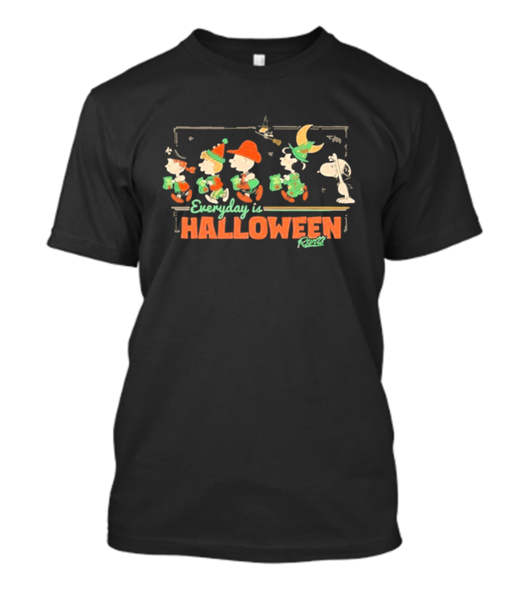 Peanuts Everyday Is Halloween Vintage Roccella T-Shirt