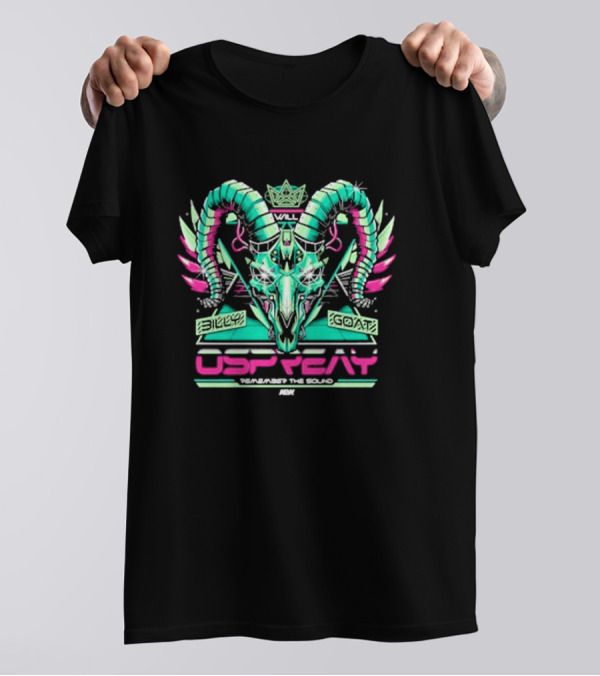 Will Ospreay Billy Goat Remember The Sound Neon Design AEW T-Shirt