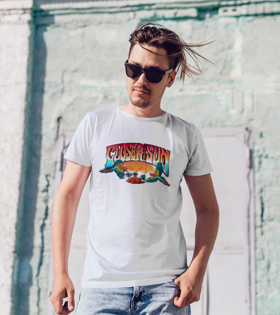 Closer To The Sun Parrots Festival Tie Dye 2024 Lineup T-Shirt