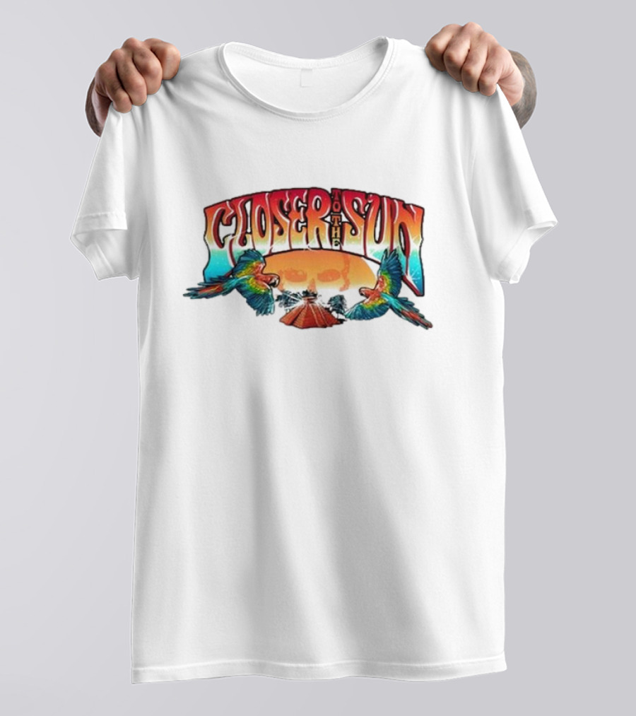 Closer To The Sun Parrots Festival Tie Dye 2024 Lineup T-Shirt