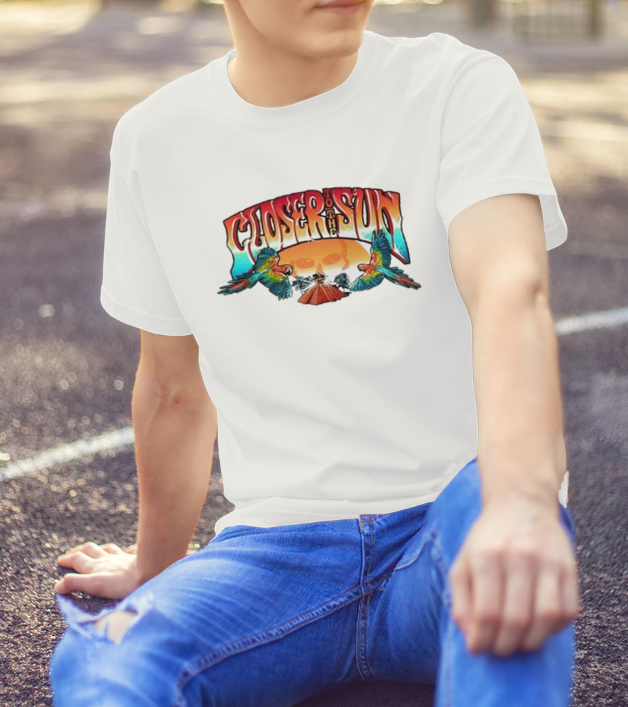 Closer To The Sun Parrots Festival Tie Dye 2024 Lineup T-Shirt