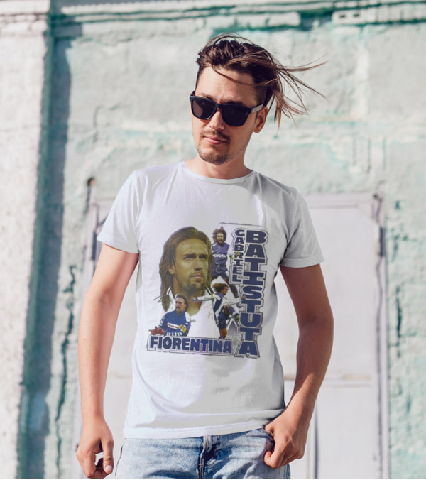 Gabriel Batistuta Fiorentina Football Legend T-Shirt