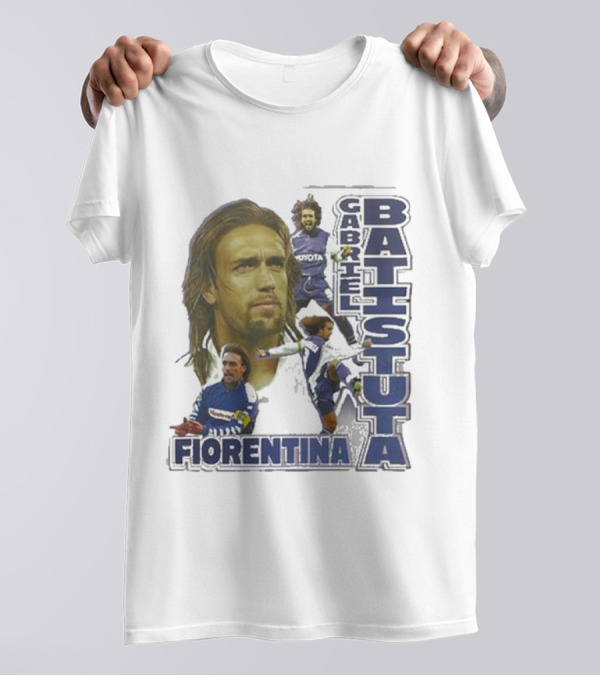 Gabriel Batistuta Fiorentina Football Legend T-Shirt