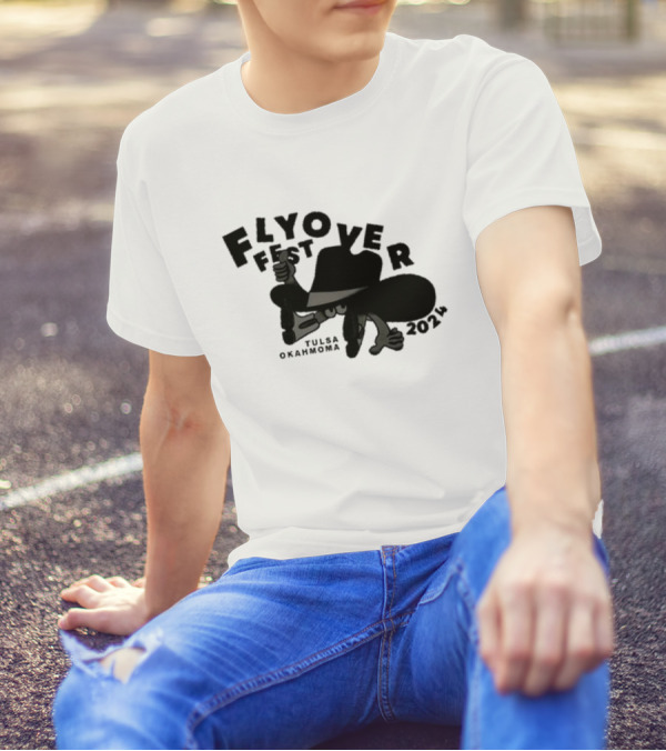 Flyover Fest 2024 Tulsa Oklahoma Nov 16-17 The Vanguard Cowboys T-Shirt