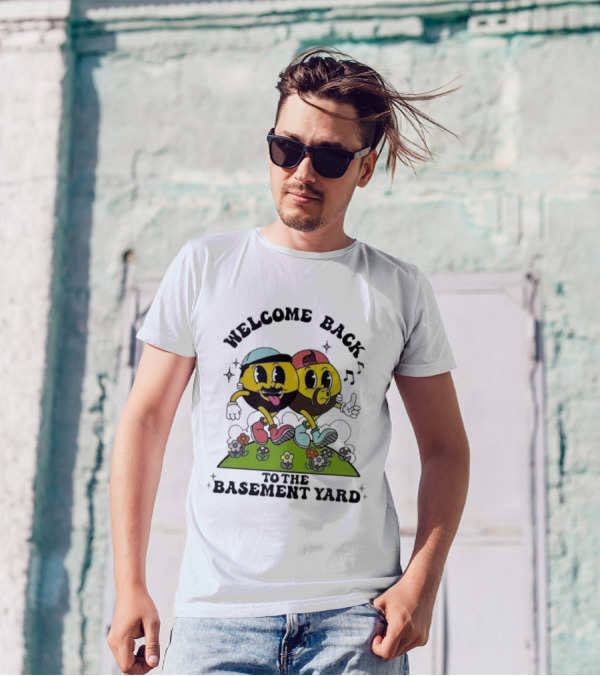 Welcome Back To The Basement Yard Frank Alvarez Joe Santagato T-Shirt