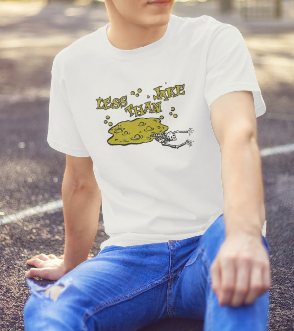 Less Than Jake Skeleton In Acid Ooze T-Shirt