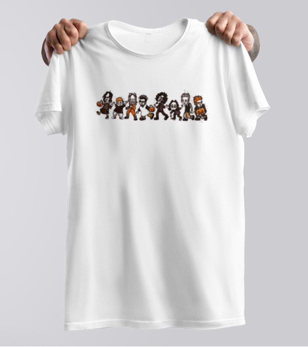 New Nu Metal Trick Or Treaters Halloween Band Characters T-Shirt