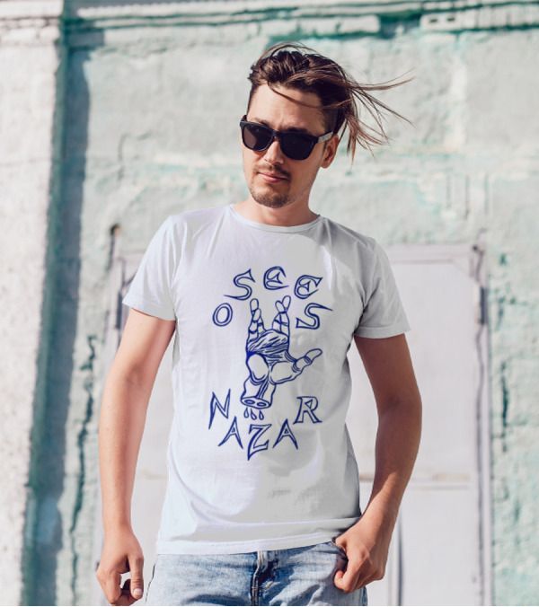 Osees Nazar Hand Symbol With Dripping Fingers T-Shirt