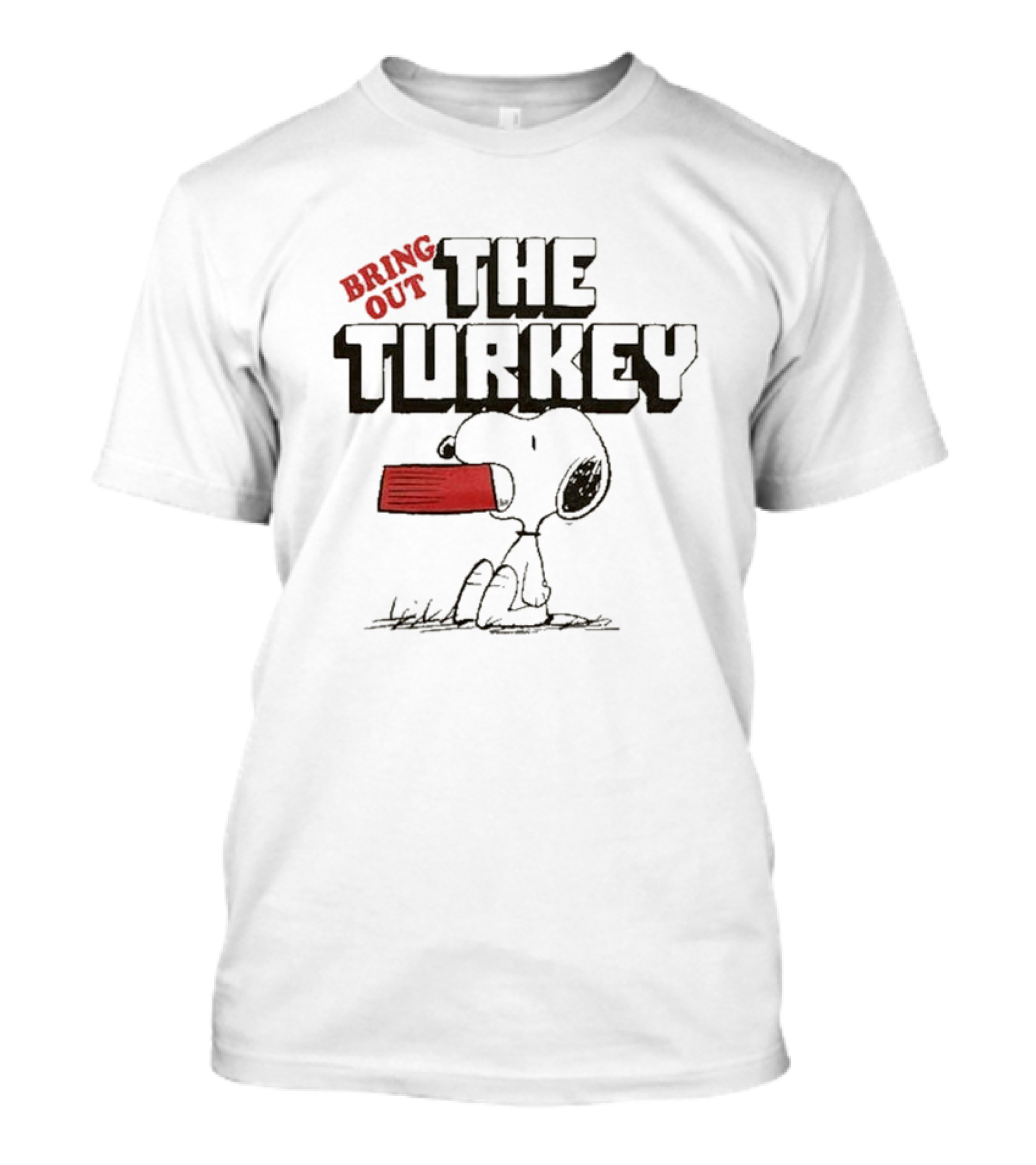 Peanuts Snoopy Bring Out The Turkey Thanksgiving T-Shirt