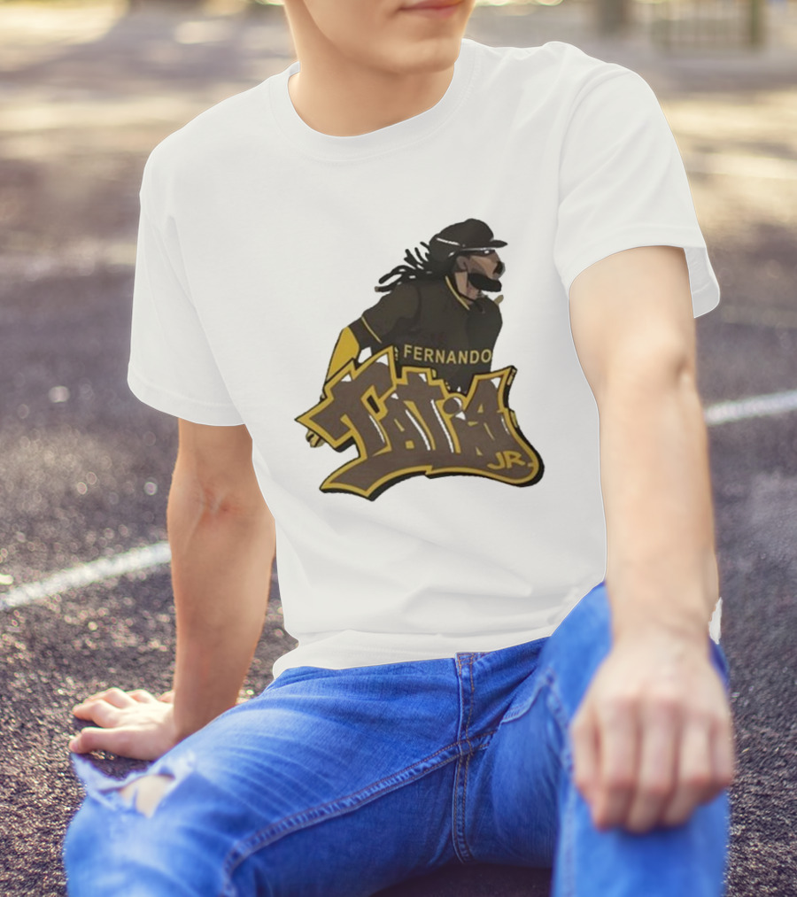 San Diego Padres Fernando Tatis Jr Player Graffiti T-Shirt