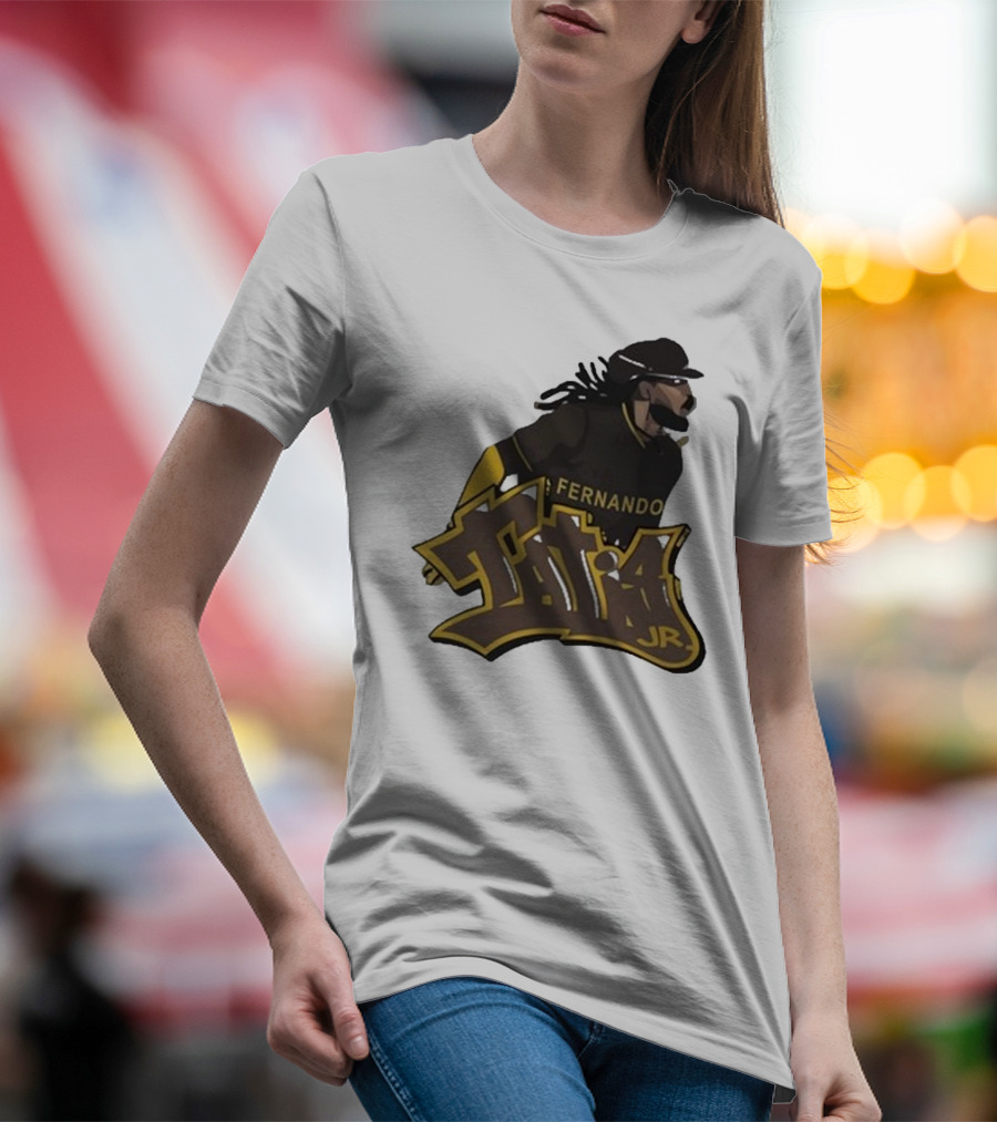 San Diego Padres Fernando Tatis Jr Player Graffiti T-Shirt