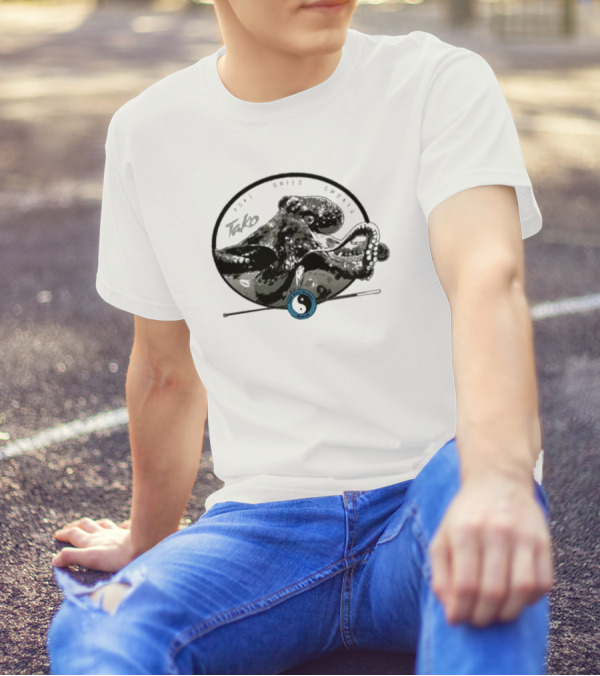 T&c Surf Tako Smoked Dried Octopus Yin Yang T-Shirt